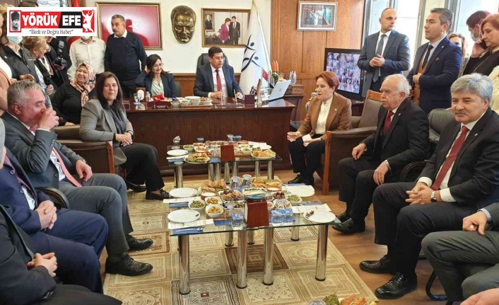 Başkan Özcan, İYİ Parti Genel Başkanı Akşener’i ağırladı
