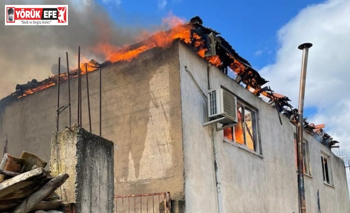 Beyköy’de çıkan yangın evde hasara yol açtı
