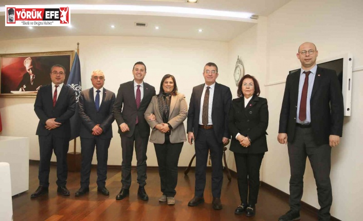 CHP Genel Merkezi’nden gelen heyet, Başkan Çerçioğlu ile görüştü