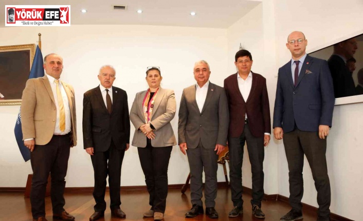 CHP ve İYİ Partili isimler Başkan Çerçioğlu ile bir araya geldi