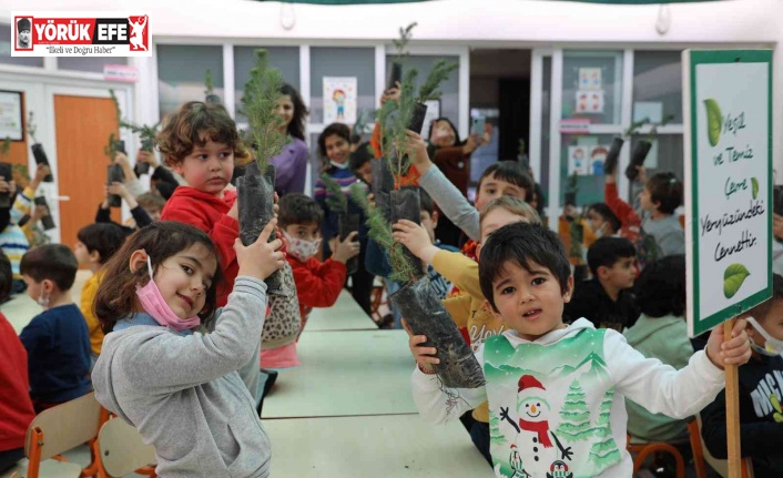 Didim’de minik öğrencilerle daha yeşil bir dünya için ilk adım atıldı