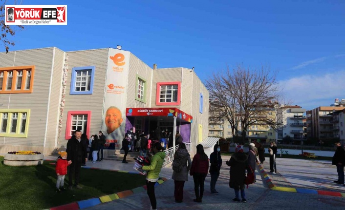 Efeler Belediyesi’nin 3’üncü Gündüz Bakımevi kapılarını çocuklara açtı