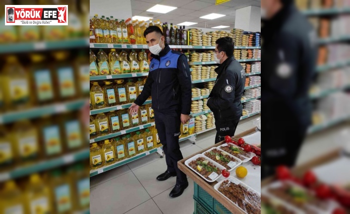 Efeler’de fahiş fiyat ve stokçuluğa geçit verilmiyor