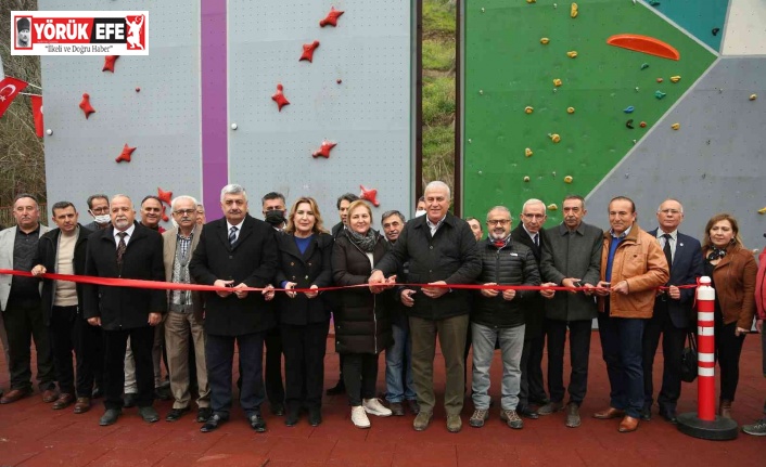 Efeler’de ’Olimpik Spor Tırmanış Tesisi’ açıldı