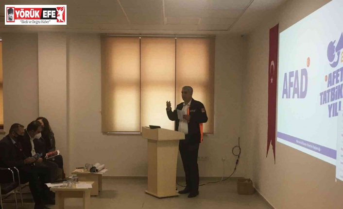 Germencik Yamantürk MYO’da ’Deprem Bilinci Konferansı’ düzenlendi