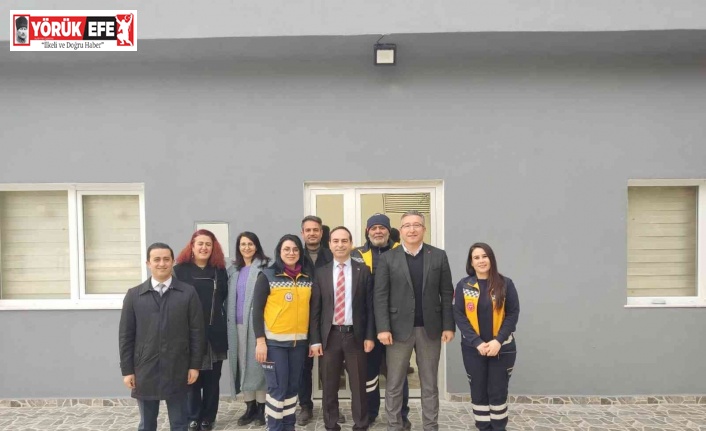 İl Sağlık Müdürü Açıkgöz, 112 istasyonu inşaatını inceledi