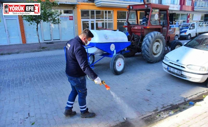 İncirliova Belediyesi ilaçlama çalışması başlattı