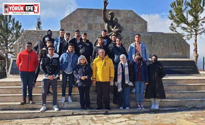 Köşk MYO öğrencilerine Yunan zulmü, yerinde anlatıldı