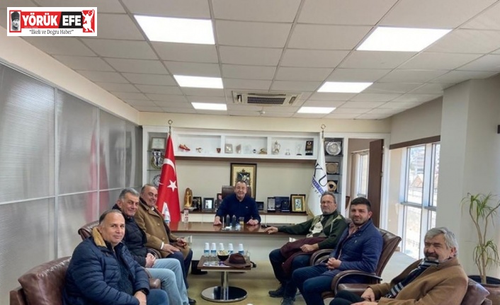 Kuşadası Gazeteciler Derneği’nin yeni yönetiminden KUTO’ya nezaket ziyareti