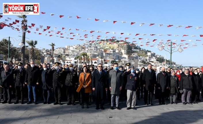 Kuşadası’nda Çanakkale  Deniz Zaferi’nin 107. yıl dönümü kutlandı