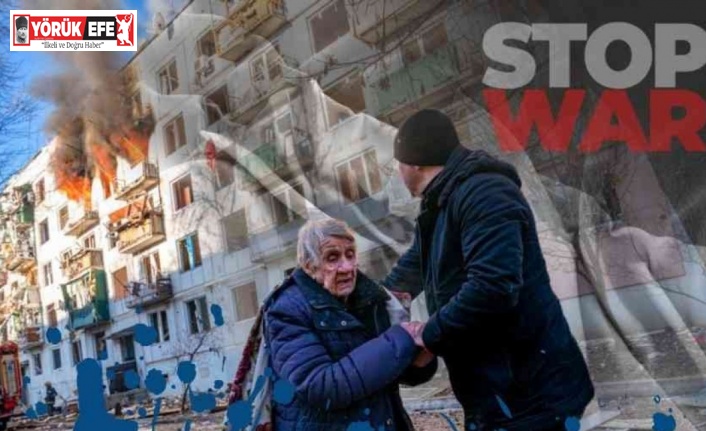 Kuşadası’nda Ukrayna için insani yardım kampanyası başlatıldı