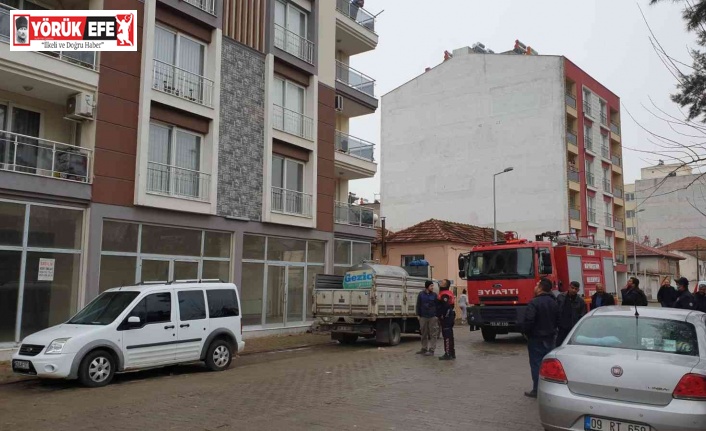 Televizyon üzerine devrilen elektrikli ısıtıcı yangına neden oldu