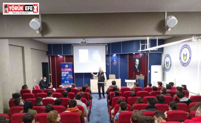 Ziraat Fakültesi öğrencilerine ’Uyuşturucu ile Mücadele ve Farkındalık Eğitimi’ verildi