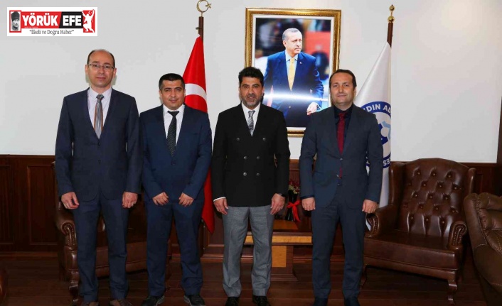 ADÜ Rektörü Aldemir, Tıp Fakültesi yönetimini makamında kabul etti