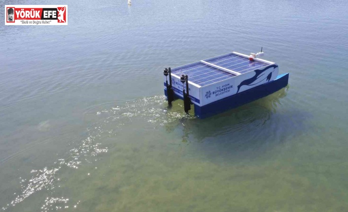 Aydın Büyükşehir Belediyesi elektrikli deniz temizlik aracı üretti
