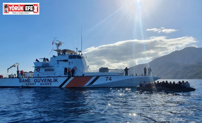 Aydın’da 37 düzensiz göçmen kurtarıldı