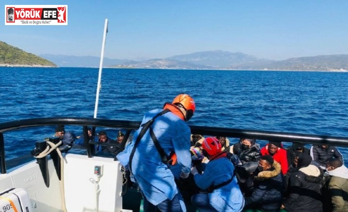 Aydın’da 67 düzensiz göçmen kurtarıldı