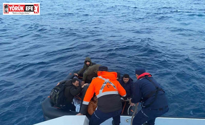 Aydın’da 7 düzensiz göçmen kurtarıldı