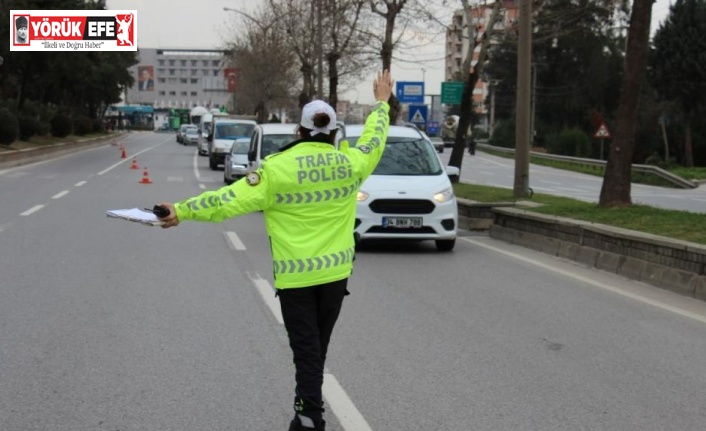 Aydın’da Mart ayında 281 sürücü, 1313 araç trafikten men edildi