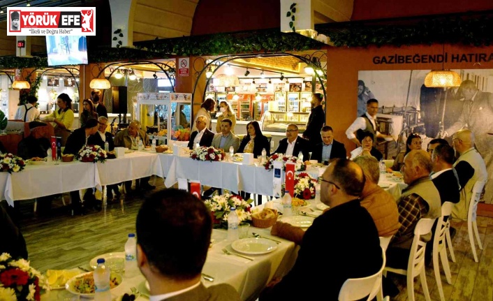 Başkan Çerçioğlu’ndan iftar yemeğinde, Başkan Ömer Günel’e tam destek