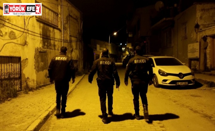 Bekçiler 6 yıl 10 ay kesinleşmiş hapis cezası olan şüpheliyi yakaladı