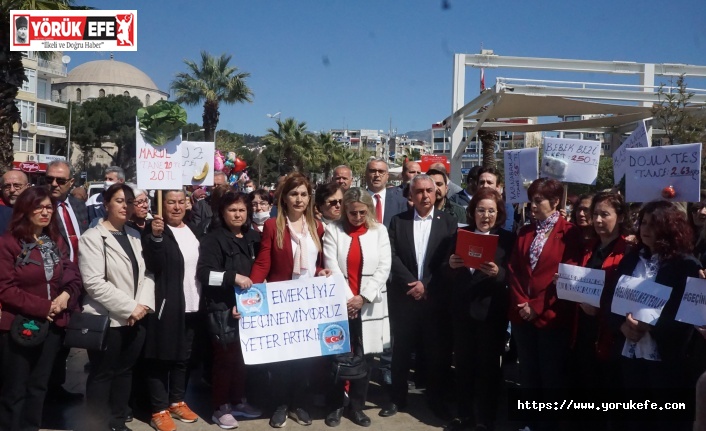 CHP KADIN KOLLARINDAN ZAMLARA TEPKİ