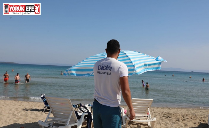 Didim Belediyesi, Altınkum Plajı’nda hizmete başladı