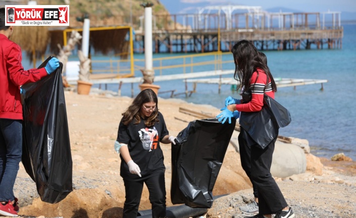 Didim’in dünyaca ünlü plajlarında çevreci etkinlik