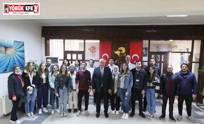 Efeler Belediyesi, tıp öğrencilerini ağırladı