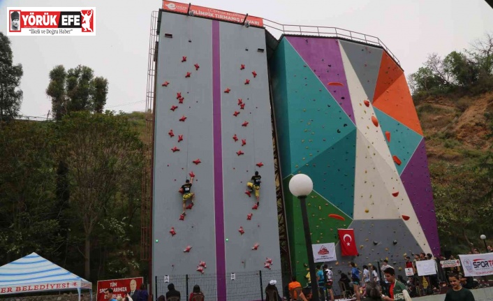 Efeler’in tırmanma duvarında şampiyona heyecanı
