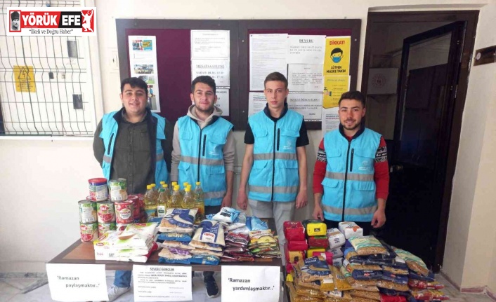 GSB yurtları öğrencilerinden ihtiyaç sahiplerine Ramazan kolisi