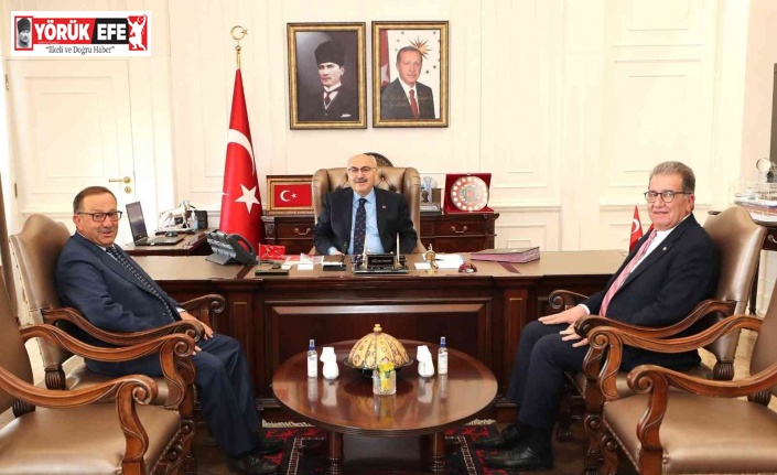 İzmir Valisi Köşger, Aydınlı borsa yöneticilerini ağırladı