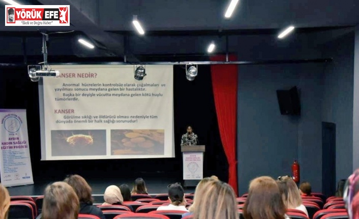 Kadın Sağlığı Eğitim Projesi Efelerli öğrenci velilerine tanıtıldı