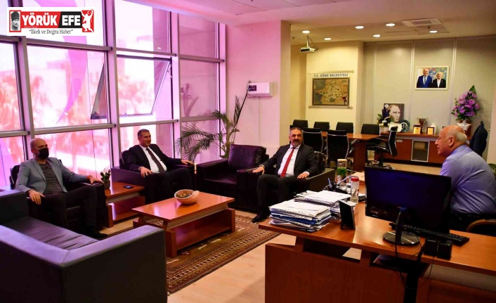 Kaymakam Güney, Başkan Tuncel ile görüştü