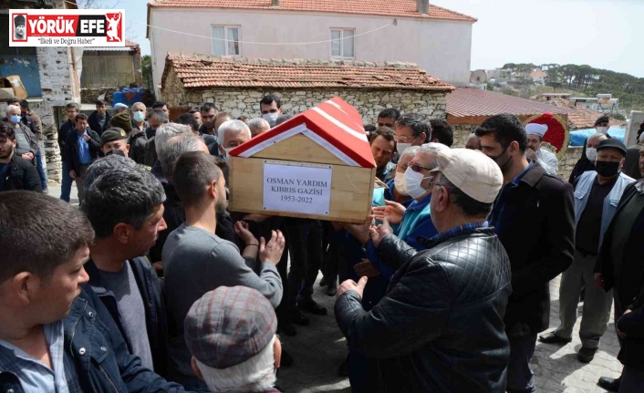 Kıbrıs Gazisi Yardım son yolculuğuna uğurlandı