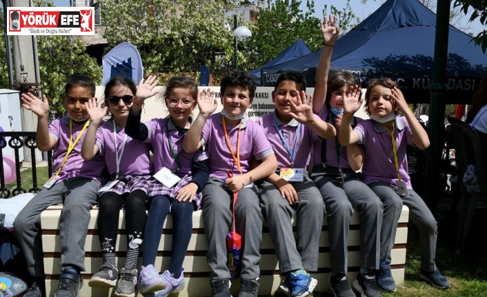 Kuşadalı çocuklar hayallerini renklerle anlattı