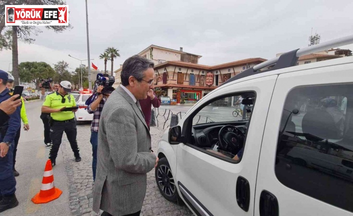 Kuşadası’nda  Emniyet Kemeri uygulaması yapıldı