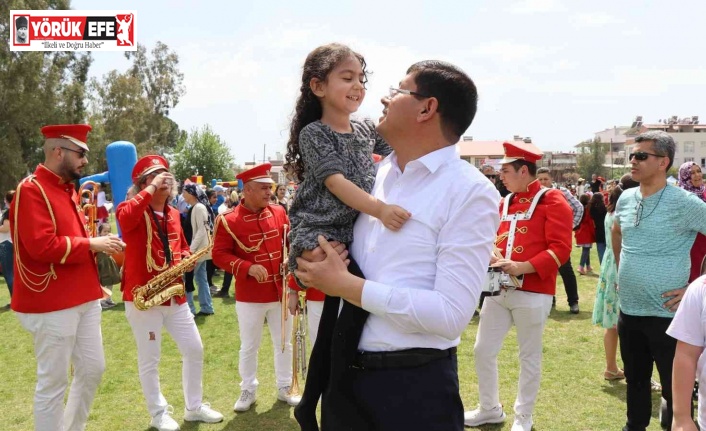 Nazilli’de çocuklar doyasıya eğlendi