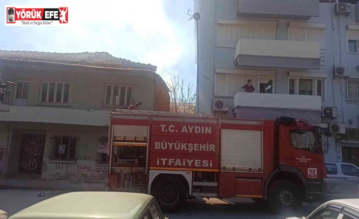 Nazilli’de ev yangını