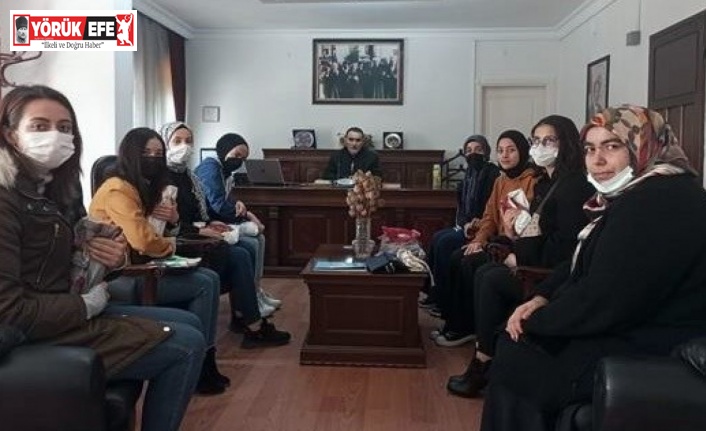 Söke İlçe Müftüsü Doğru, Kur’an-ı Kerim’i okumaya geçen öğrencileri ağırladı