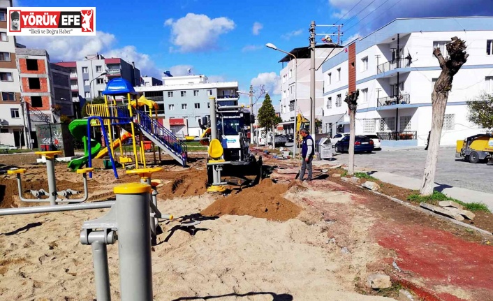 Söke’de Koçlar Parkı yenileniyor