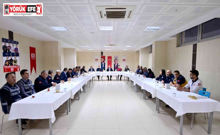 Vali Aksoy, 112 personelleri ile iftarda buluştu