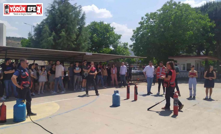 ADÜ Yenipazar MYO’da ’Acil Durum ve Yangın Tatbikatı’ gerçekleşti