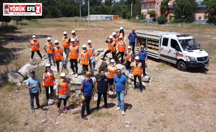 AFAD gönüllüleri eğitimlerini tamamladı