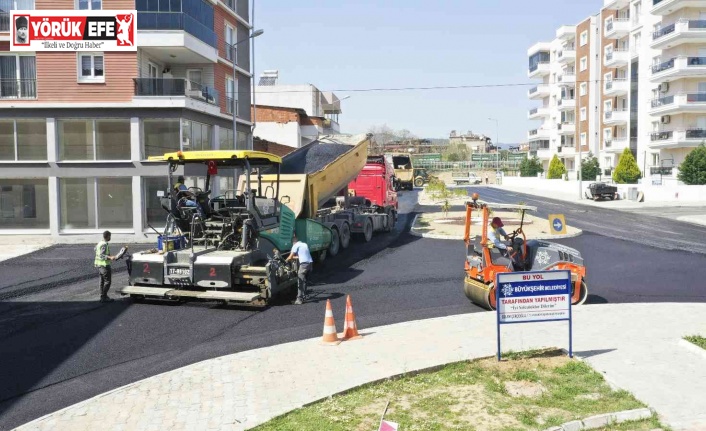 Aydın Büyükşehir Belediyesi Germencik’te yolları yeniledi