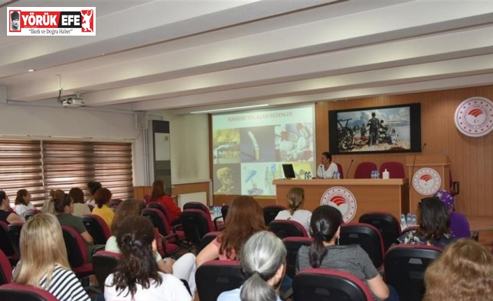 Aydın İl Tarım Müdürlüğü kadın personelleri bilgilendirildi