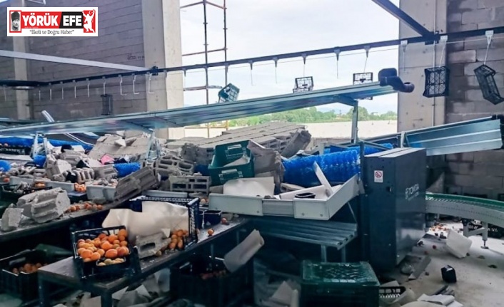 Aydın’da bir fabrikanın duvarı yıkıldı: 8 yaralı