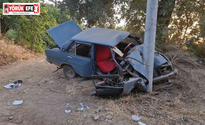 Aydın’da çaldıkları araçla İzmir’de kaza yapan 15 yaşındaki iki çocuk ağır yaralandı