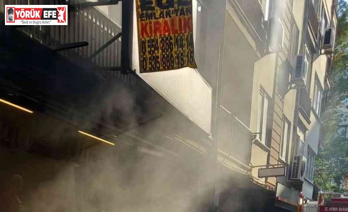 Aydın’da kara dumanlar mahalleyi kapladı