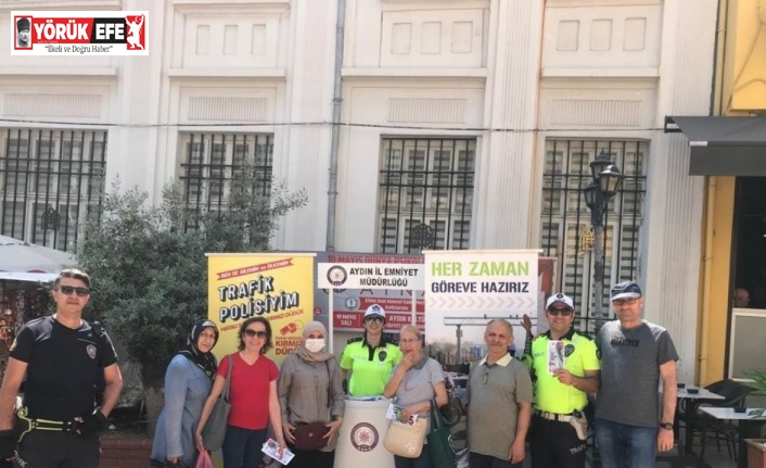 Aydın’da Trafik Haftası’nda yayalar bilgilendirildi